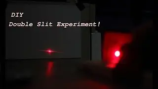 Stay at Home Experiments #1 / DIY Double Slit Experiment! Quantum Physics at Home