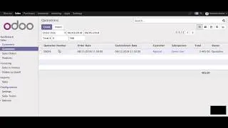 Odoo Tree or list Search With Range
