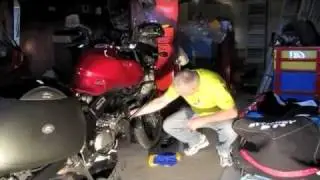 Suzuki VStrom DL1000 Engine Guard Install