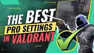The BEST PRO Settings In Valorant (Sensitivity, FPS, Crosshair, Minimap...)