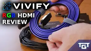 VIVIFY RGB Fiber Optic RGB HDMI + USB-C Cable Tested!