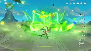 4K Slowmo! Kirara new skin - burst & skill! See the details clearly! (Genshin Impact)