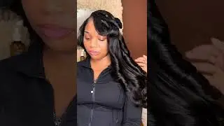 love a good side part of body wave bundles 😍 Hair link in my bi0. #allovehair #bundles #shorts