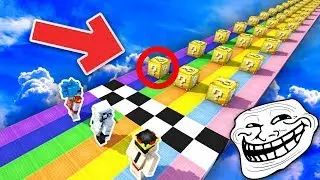 EL LUCKY BLOCK MAS TROLL DE TODO MINECRAFT 😂 MINECRAFT TROLL c/ Trollino, Timba y Raptor