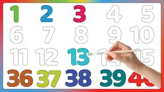 123 Numbers | 123 Number Names | 1 To 40 Numbers Song | 12345 learning for kids #kidsvideo #kidssong