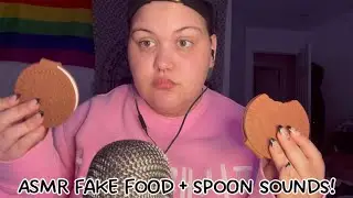 ASMR Fake Food & Spoons! 🥄🍫 (Mouth Sounds)
