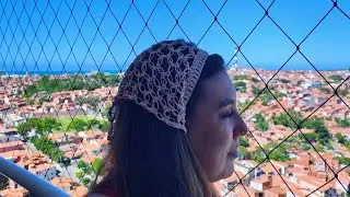 Bandana ponto segredo de crochê 