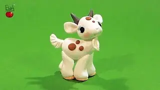 Goat - Koziolek - tutorial by Let's clay with Ewa