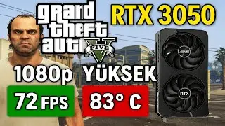 RTX 3050 ile GTA 5 | FPS, Sıcaklık ve Performans Testi! 🔥 (2025 Güncel Test)
