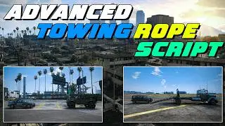 Free Advanced Towing Rope Script | Tow Truck Script | QBCore/ESX | FiveM Tutorial 