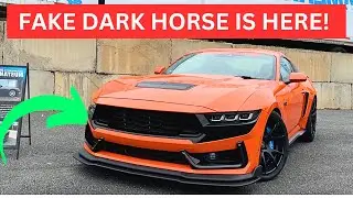 FAKE Mustang DARK HORSE Is HERE!  Is It BETTER Than REAL One?