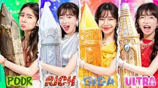 Poor Vs Rich Vs Giga Rich Vs Ultra Rich Girl Back To School!