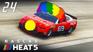 САМЫЙ КЛОУНСКИЙ ЗАЕЗД - NASCAR Heat 5 #24