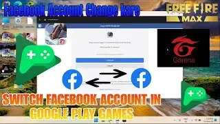 How to change free fire Facebook Account in Google play beta for pc 