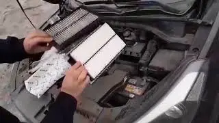 замена воздушного фильтра хендай туссан