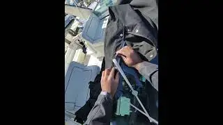 Searay 340 Express Cruiser Mooring Cover Install 