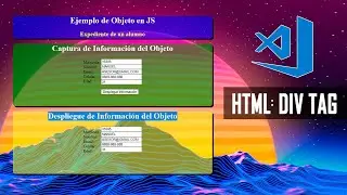 🔴 Etiqueta DIV desde 0 - Curso de PROGRAMACIÓN - HTML5 - Css3 - JavaScript - Visual Studio Code  🔵