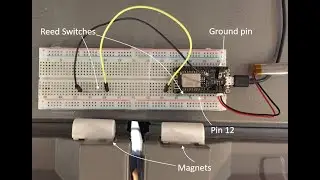Fridge door sensor, magnetic, arduino, ESP8266