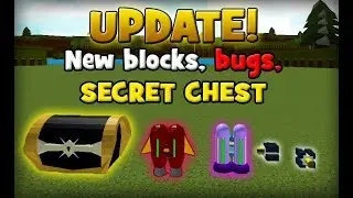 UPDATE! NEW BLOCKS, BUGS, FLY GLITCH, SECRET CHEST | Build a Boat for Treasure ROBLOX