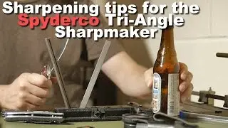 Spyderco Tri Angle Sharpmaker Tips and How to Use It.