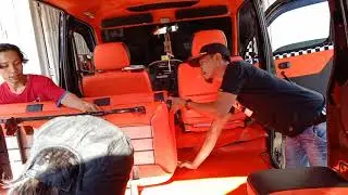 Modifikasi interior Grand max mini bus
