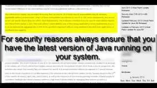 How to check whether Java is running on your computer