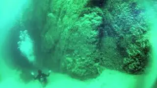Underwater Sand Falls