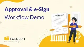 Approval and e-Sign Workflows in Document Management System Folderit