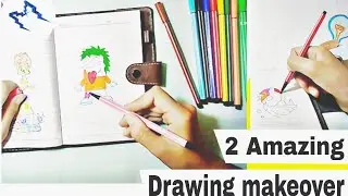Sour boy V/s Unicorn!!..Amazing cartoons cracter makeover with marker colors_#TheM_#Shorts