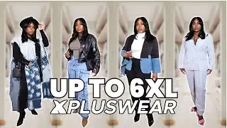 😱 SAY WHAT? L - 5XL 🔥 | PLUS SIZE Winter TRY ON Haul 2024 | XPLUSWEAR! REVIEW