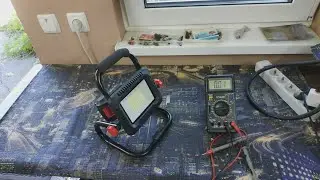 Фонарь аккумуляторный для блекаута. Ремонт и тесты. VITALS MASTER LD 1835