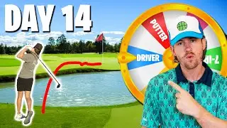 Can I Shoot EVEN PAR With Only One Golf Club?? (Day 14)