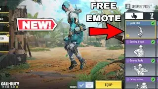 How to Get FREE Emote Quick 360 | How to Equip in COD Mobile 2023