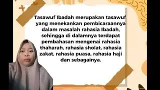 Akhlak tasawuf || Peran tasawuf dalam media meraih kecerdasan intelektual