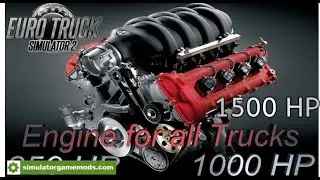 How To Add 1000 HP Or 1500 HP Engine In Euro Truck Simulator 2