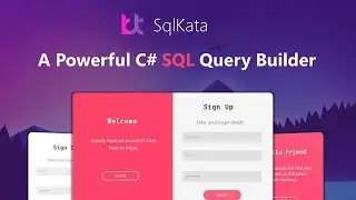 Sqlkata Query Builder  For C# .NET  and Core - MySQL Sign-in Sign-up  Demo  CRUD