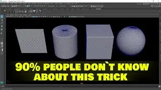 Edge Flow change in seconds | Edge Flow Maya | Edge Flow tutorial