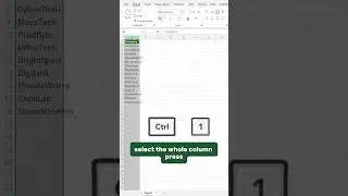 Dont resize columns to fit text in Excel💥Use this fit-to-cell trick 