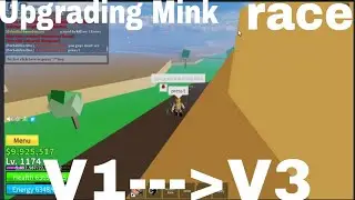 Upgrading Mink race from V1 to V3|Blox Fruits