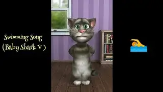 Swimming Song (Baby Shark Version) | Nursery Rhymes & Kids Songs By Talking Tom