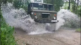 Дальний рейс! На ГАЗ-66 по бездорожью! On a GAZ-66 truck off-road