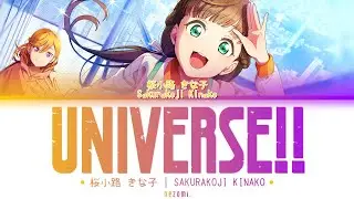 [Solo Ver.] UNIVERSE!! — Sakurakoji Kinako — Lyrics (KAN/ROM/ENG/ESP).