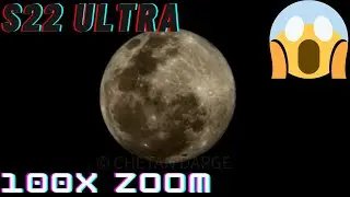 Samsung Galaxy S22 Ultra's 100x ZOOM!! #SHORTS😱🌕🔥