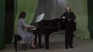 "Птичка" А. И. Дюбюк, исполняет Михаил Бугаев, концертмейстер Лаурова Надежда Александровна