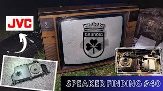Speaker Finding #40: Lots Of TV SUBWOOFERS! Panasonic, Grundig, Sony, Samsung, JVC!