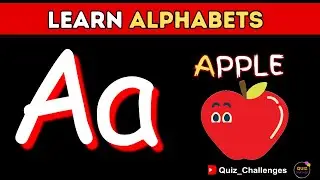 Learning ABC Letters and Basic English Vocabulary | Preschool Learning | Alphabets A to Z