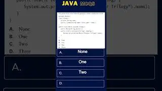 Java MCQs Java MCQs 1