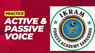 Active Passive practice @pafandmilitarycolleges