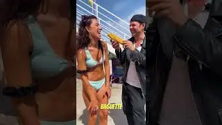 Finding Baguette in french girls ear 