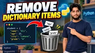 How to Remove Items from a Python Dictionary | pop(), del, clear()